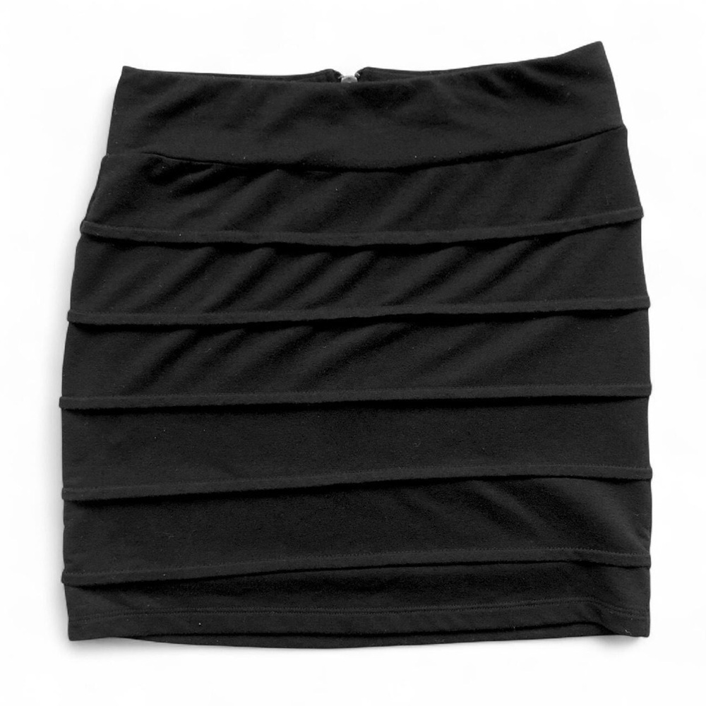 Indie Garage Bodycon Mini Skirt